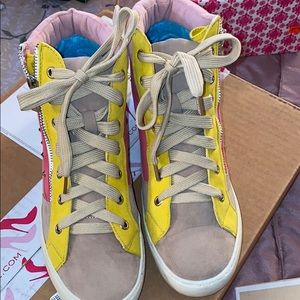 Color block sneakers